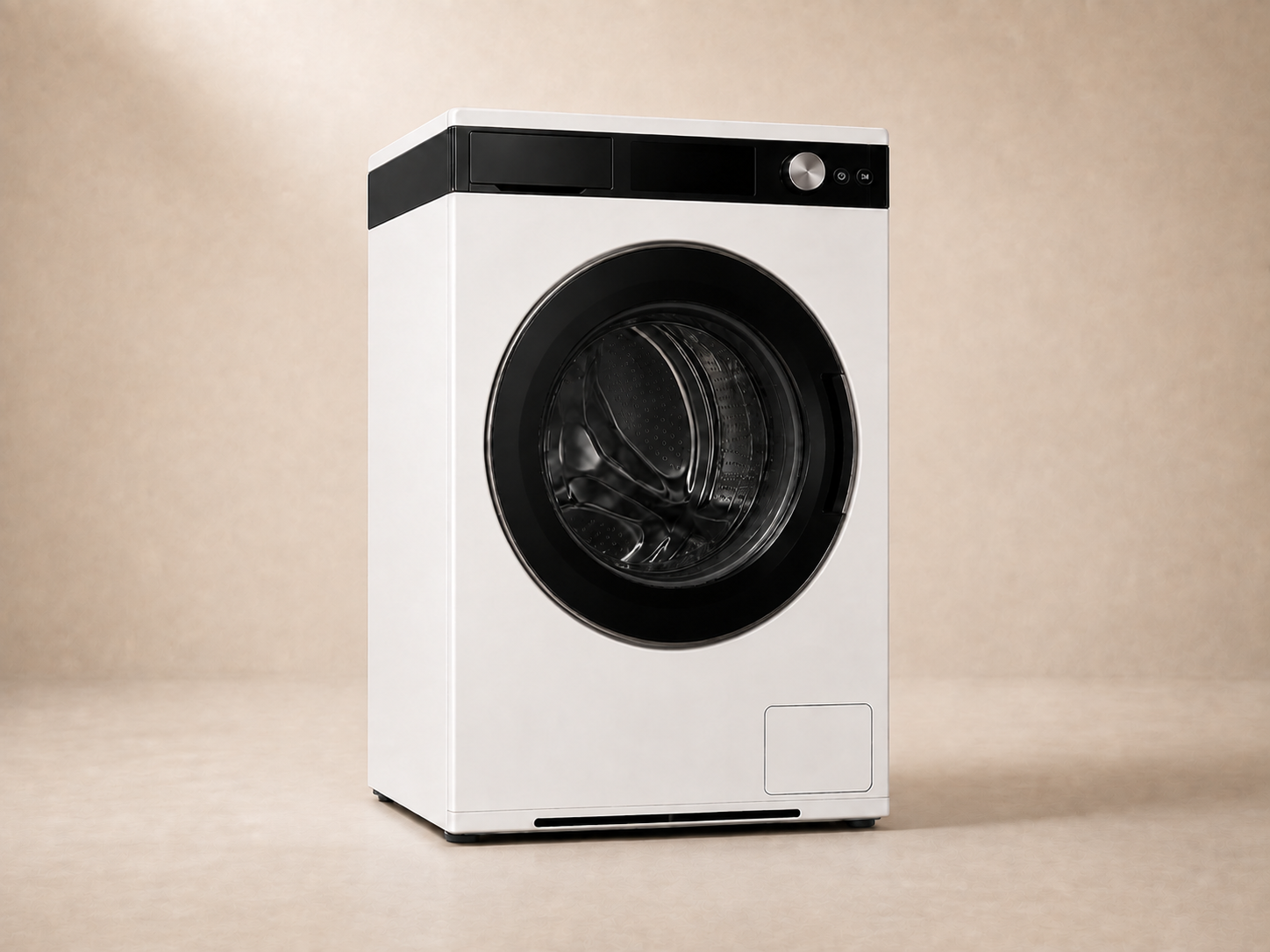 Washer One shown as a freestanding white appliance from a front three-quarter angle